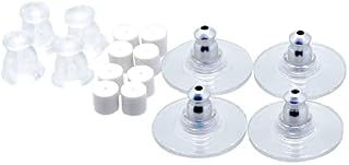 pewterhooter® Offers a Set of 10 Pairs of Earring Backs Designed for Men and Women. These Earring Backs are Soft, Comfortable, and Secure, ensuring That Your Earrings Stay in Place All Day Long