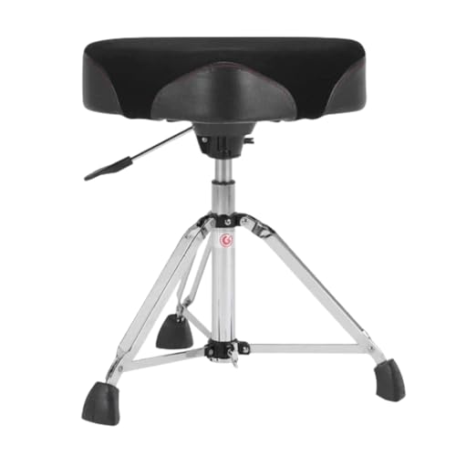 image for Gibraltar Hydraulic Drum Throne with Oversized Saddle Seat and Pneumat