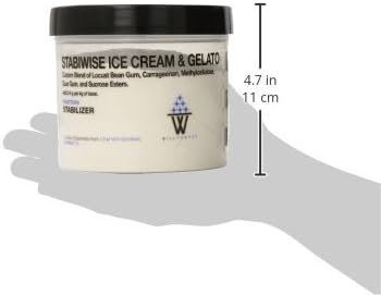WillPowder STABIWISE ICE CREAM AND GELATO, Stabilizer Agent, Molecular Gastronomy and Modernist Cuisine, 1 LB by weight
