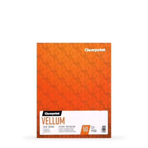 Papier vélin Clearprint pur coton 90g pour des tracés d'une netteté rare