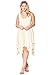 Modern Kiwi Women's Plus Size Solid Asymmetric Flowy Tank Tunic Dress
