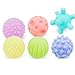 Produktbild EBTOOLS Baby Ball Spielzeug 3 Monate, 6 Stück Multi-Touch strukturierte Sinne berühren Training Kind Soft Hand Ball Baby Spielzeug