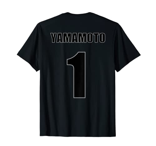 Yamamoto - Presente personalizado para pais e filhos t-shirt, Preto