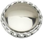 Lowrider Cubierta de bloque torcida única cromada. Pieza de la cubierta del perno de la bicicleta, cubierta del perno de la bicicleta, cubierta del