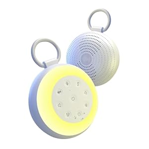 Vaydeer SA18 White Noise Machine with Recording – Portable Sound Machine & Bluetooth Speaker for Baby Adults, 24 Soothing Sounds, Night Light, Noise Canceling for Office, Sleep, Home, Travel