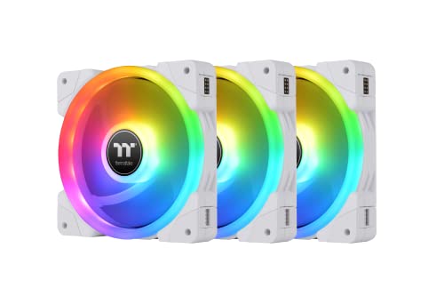 Image of Thermaltake SWAFAN EX14 RGB White (3-Fan Pack) PC Case Fan CL-F162-PL14SW-A FN1913