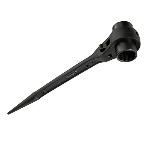 chiave cricchetto per ponteggi misura 21/22 meccanismo reversibile asta di manovra con meccanismo a cricchetto reversibile impugnatura ergonomia