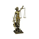 Matériau de qualité supérieure : fabriquée à partir de matériaux de haute qualité, la statue dispose d'une finition dorée brillante qui donne une esthétique élégante et sophistiquée.