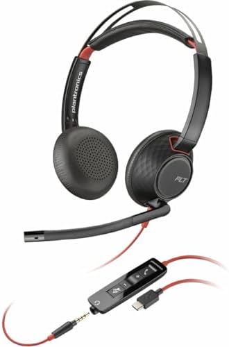 Poly Blackwire 5220 Stereo USB-C Headset + 3.5mm Plug + USB-C/A Adapter (Bulk) image 2