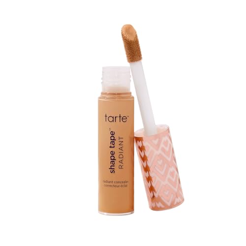 tarte shape tape radiant concealer – Medium-Coverage, Brightening, Radiant Finish for Under Eye Concealer for Dark Circles, Fine Lines, Redness & Discoloration, Hydrating, Vegan, Cruelty Free