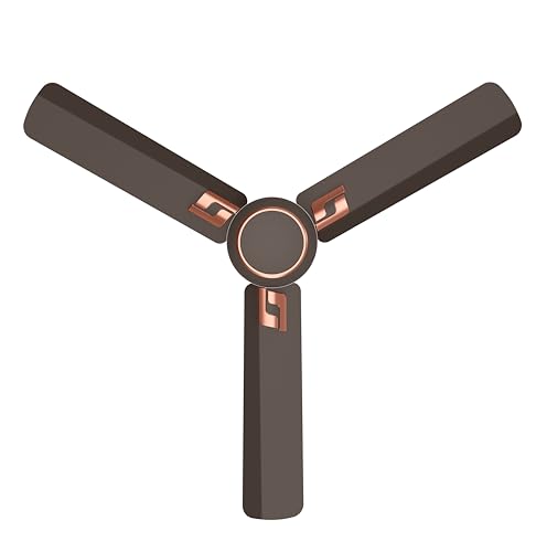 Image of Sujata Kinetica BLDC Ceiling Fan 1200mm | 3 Years Warranty | Ceiling Fan for Living Room & Bedroom, Remote Fans Ceiling Fans 5 Star BEE Rating, Powerful Airflow, Savings Upto 60% (Smoke Brown Copper)