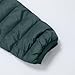 Mens Lightweight Down Jackets Crew Neck Button Down Warm Winter Padded Puffer Jacket Packable Coats Quilted Outerwear Army Green