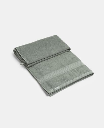 Image of Jockey T101 Men's Cotton Terry Ultrasoft and Durable Solid Bath Towel Sage Free Size
