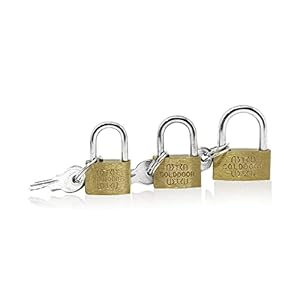 Systemseleven Brass Padlock Set 3-Pack