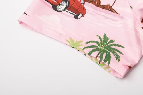 Image of SANGTREE 3 Piece Boy Outfits Short Sleeve Shirt and Shorts Set Beach Vacation Summer Clothes, 3 Months - 9 Years