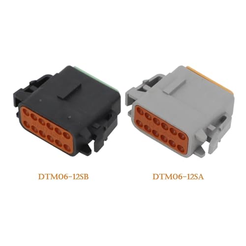 Conector de 12 pines DTM06-12SB enchufe automotriz para cableado de camión pesado 4