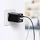 Baseus Travel Charger GaN5 Pro Fast Wall Charger, C+C+U, QC, AFC, PD 65W with Type-C to Type-C (100W) 1m, Black EU (CCGP120201)