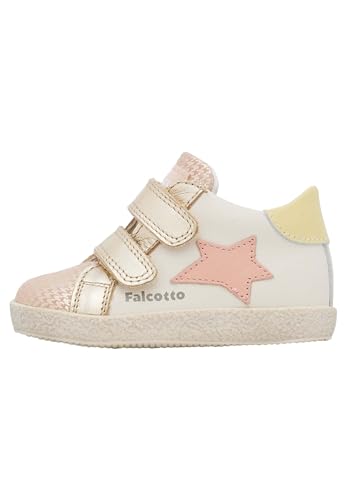 Chaussures de marche cuir Falcotto Alnoite High VL 19 EU au fini poudre platine milk