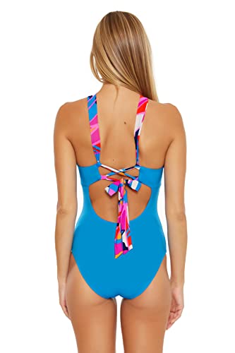 Trina Turk Women's Standard Rio Reversible One Piece, Multi, 14 #TOP3