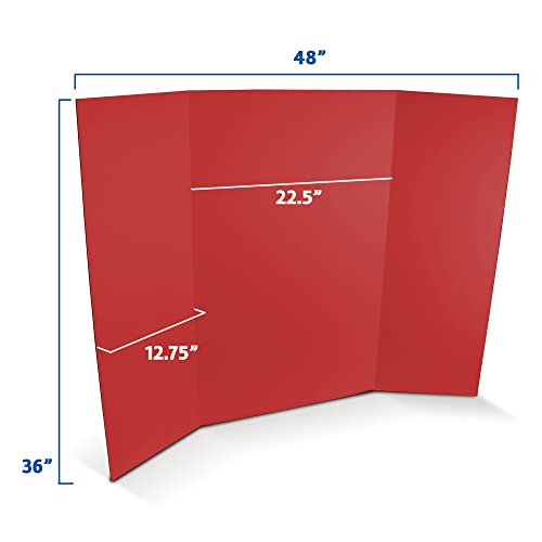 Flipside Products 36” x 48” Project Boards for Presentations, Science Fair, School Projects, Event Displays and Trifold Picture Board, Proudly Made in USA – Assorted Colors - 24 Pack by Flipside Products - Image 8