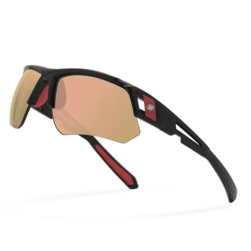 BLAITEJUS Rose Gold Golf Sunglasses