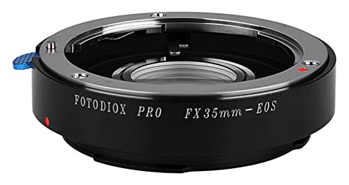 Image of Fotodiox PRO Lens Mount Adapter, 35mm Fuji Fujica X-Mount Lenses to Canon EOS EF Mount DSLR Camera Body