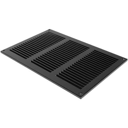 Vent Systems 11" x 6" Inch (Duct Size) Black Metal Vent Cover - Durable Wall and Ceiling Air Return Grille with Built-in Mesh Screen - HVAC Ventilation Duct Cover for Indoor and Outdoor Use by Vent Systems - Used condition - Image 9