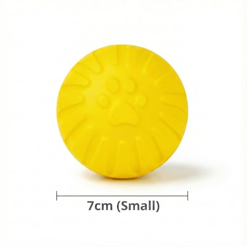 Image of Petarchi Premium RuffFoam Ball Dog Toy | Durable, Non-Toxic | Interactive Floating Pet Toy for Training, Tug Chew, Fetch & Water Play | Improves Dental Health | Indoor & Outdoor Play (Small, 7CM)