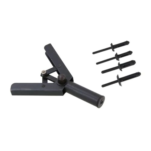 Neilsen CT0854-41pc Plastic Riveter Set with Riveting Gun and 40 Plastic Rivets Assorted Sizes