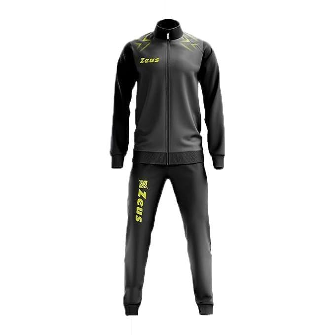 Zeus Tuta Easy Nero-Grigio Scuro L