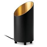 DESIGN MODERNE & ÉLÉGANT: Le lot de 2 lampes de sol AUREVA en noir et or offre un éclairage indirect chic, parfait comme lampadaire d’ambiance dans le salon, la chambre ou sur une table de chevet.