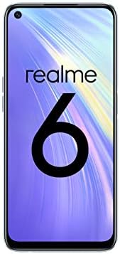 realme 6 – Smartphone de 6.5”, 8 GB RAM + 128 GB ROM, Procesador OctaCore, Cuádruple Cámara AI 64MP, Dual Sim, Color Comet White [Versión ES/PT]
