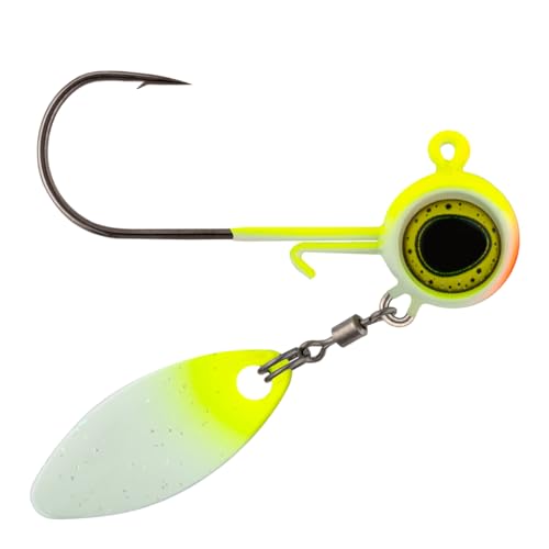 Northland Tackle DEEP-VEE Spin 1-3/8", 1/16 oz, chartreuse, 2 pièces