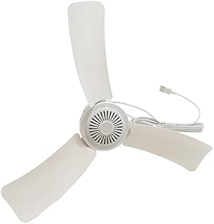 Portable Ceiling Fan Mini USB Tent Fans for Camping, Outdoor Hanging Gazebo Tents