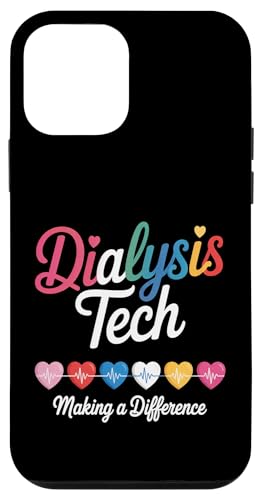 Dialysis Tech 聴診器 心臓 腎臓 腎臓 スマホケース iPhone 12 mini 用