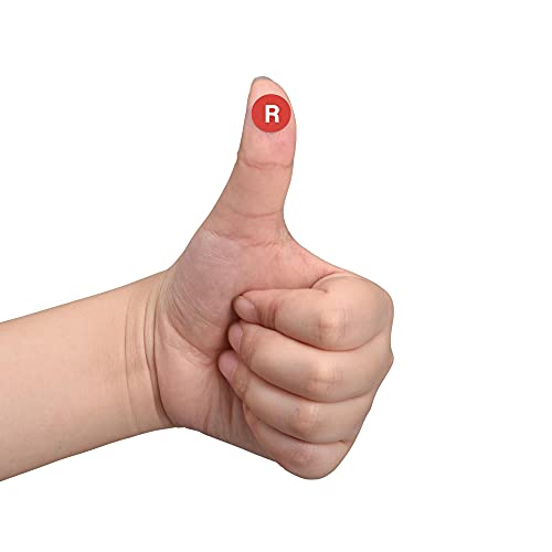 Lettres autocollantes rondes pour identifier vos dossiers et bacs de rangement R 13mm