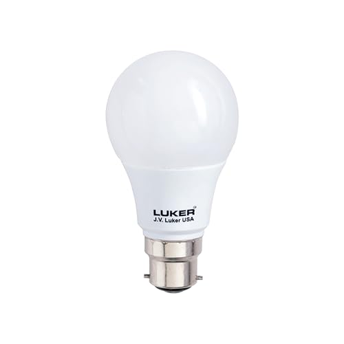 Image of LUKER JVLuker 30W LED Bulb B22 Base Energy Efficient Light 120 Degree Wide Beam Coverage High CRI Surge Protection Lights for Home and Office Indoor & Outdoor, 1 Year Warranty (Pack of 1, White)