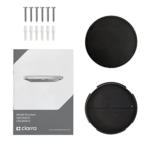 CIARRA Cappa Aspirante Sottopensile 60 cm CBCS6903