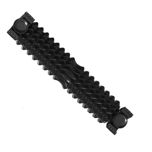 Rodillo de espuma – Masajeador muscular y dispositivo de estiramiento con una longitud de 58 cm – Rollo de pilates para fascia – para entrenamiento, entrenamiento, estiramiento, recuperación, sueño y