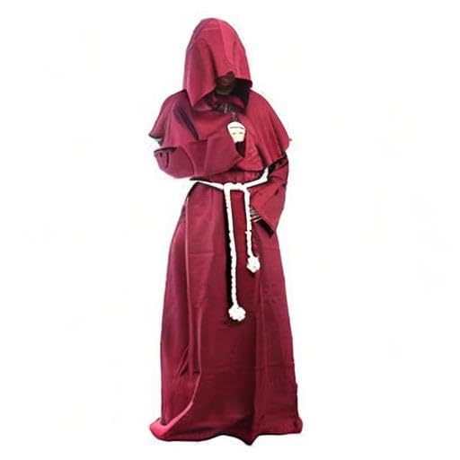 Robe De Moine Médiévale Halloween Robe De Moine Prêtre De Costume