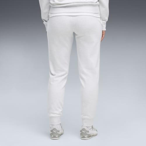 PUMA Pantalon de survêtement Essentials Elevated Femme XL, White Glow Heather