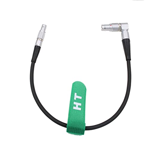 Cable de alimentación para monitor DJI y transmisor Ronin 4D 2 a 6 pines en ángulo recto 50cm