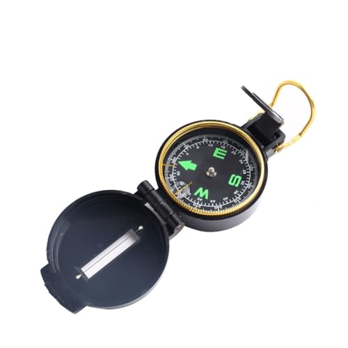 Image of Multifunctional Plastic Outdoor Adventure Travel Camping with Luminous Clamshell Compass
