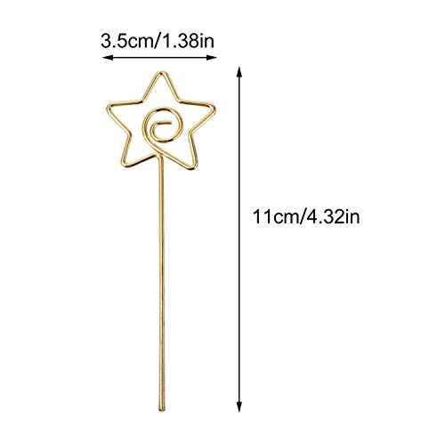 Toyvian 10Pcs Porta NÃºmero de Mesa Liga Diy Lugar Porta CartÃµes Porta-CartÃµes Imagem Memo Nota Fo