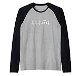 Músicos Declaraciones musicales Diseño de auriculares Meme Camiseta Manga Raglan
