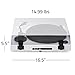 Fluance RT82 Reference High Fidelity Vinyl Turntable Record Player with Ortofon OM10 Cartridge, Speed Control Motor, High Mass MDF Wood Plinth, Vibration Isolation Feet - Piano White