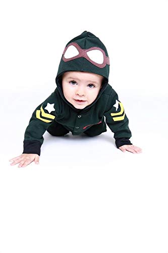 Macacão Infantil Moletom Baby Aviador (6-9 M)