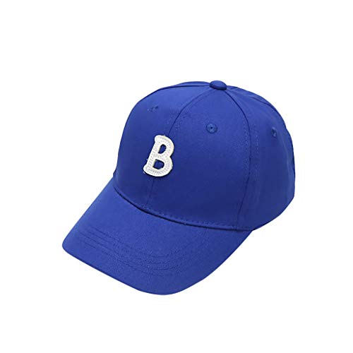 Baby Boy Hat Soft Cotton Dinosaur Sunhat Eaves Letter Baseball Cap Sun Hat Beret Toddler Ball Cap (Blue, One Size) #TOP18