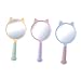 Mikinona Mirror Handheld 3pcs Makeup Travel Handheld Cosmetic Cat Hairdressing with Handle Mirrors Beauty Claw Cosmetic Handheld Mirrors