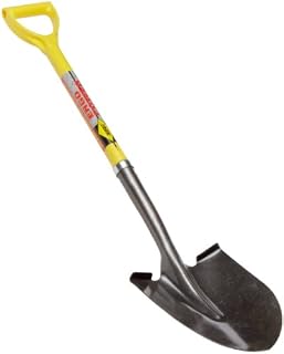 Nupla RP14D-E #2 Ergo Power Round Point Shovel, Heavy Gauge Blade, D Grip